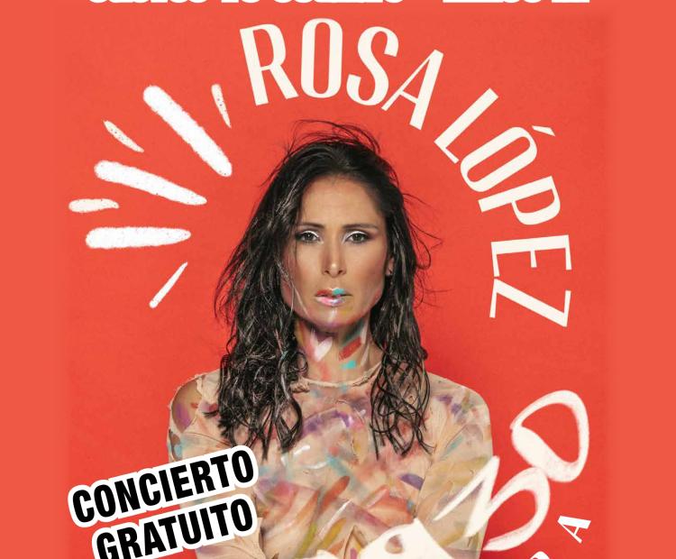Rosa López en concierto