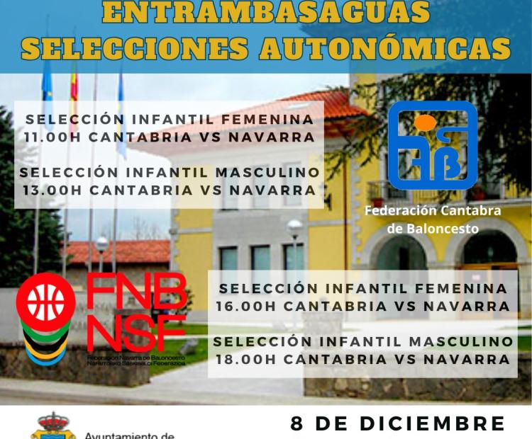 Torneo de baloncesto: Selecciones autonómicas Cantabria y Navarra