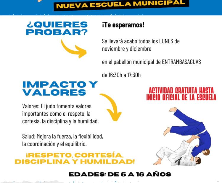 Nueva Escuela Deportiva Municipal de JUDO
