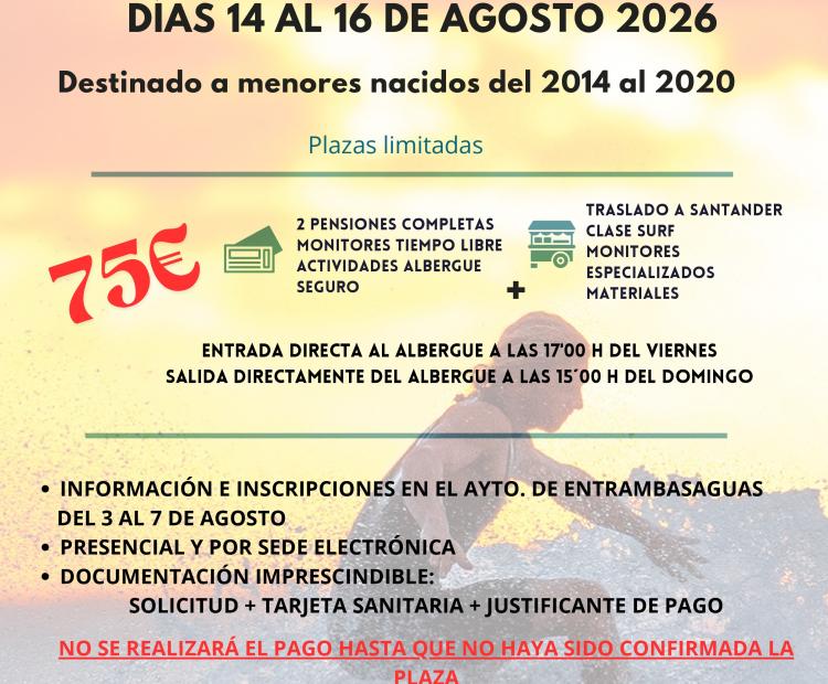 Albergue MAX de surf 2026
